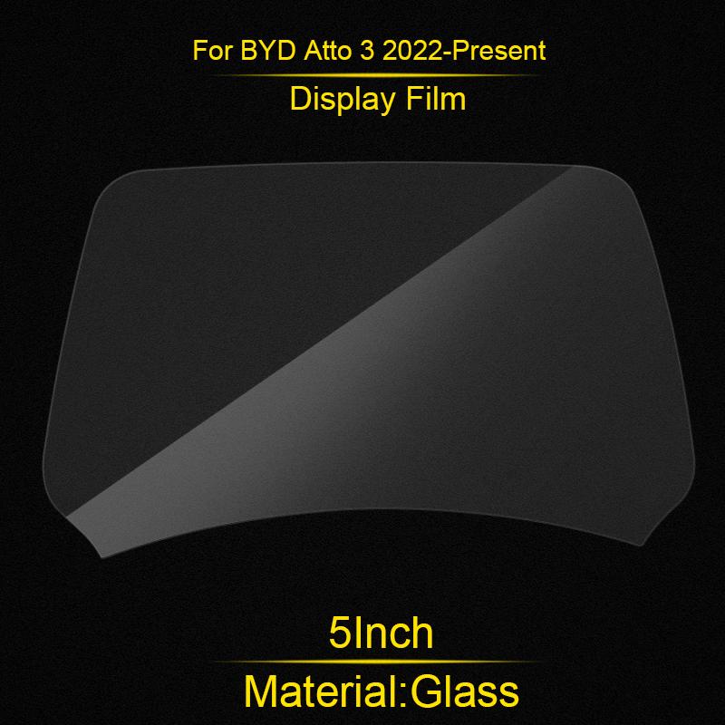 Car Tempered Glass Film For Byd Atto 3 2022 2023 Center Control Touchscreen Navigation Screen Protector Accessories
