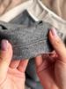 CHAO Level Recommendation: Women's Thickened Grey Wool Flannel Wide-Leg Slimming Banana-Shaped Winter Pants