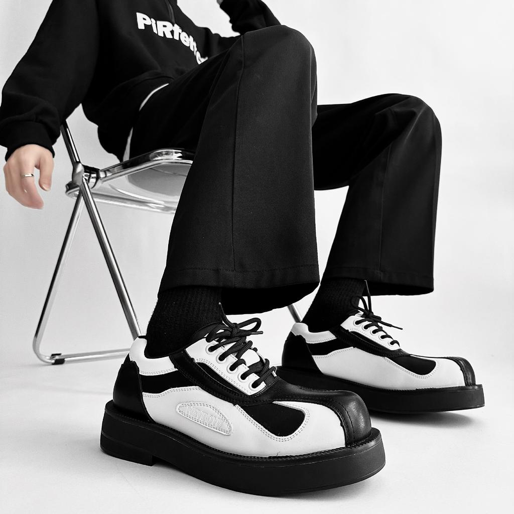 Fashion Business Formal White Leather Shoes Mens Fashion Casual Dress Shoes Japan Korea Formal Oxford Shoes For Men Zapatos Hombre