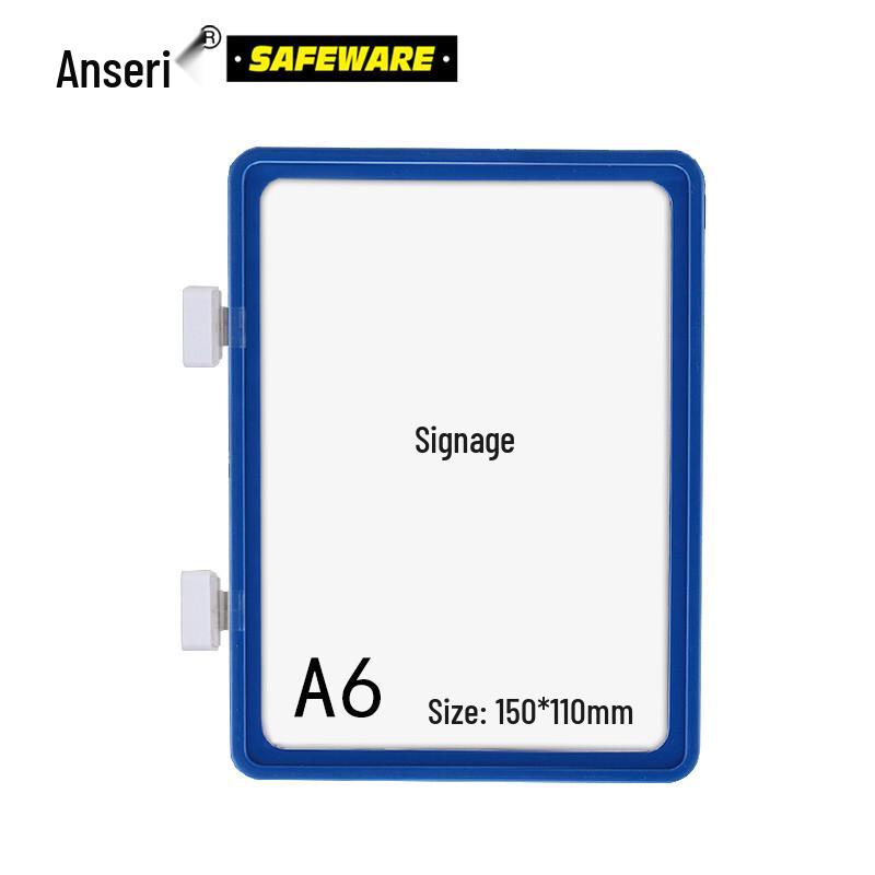 Acesafe Magnetic Shelf Label Holders (10-Pack)