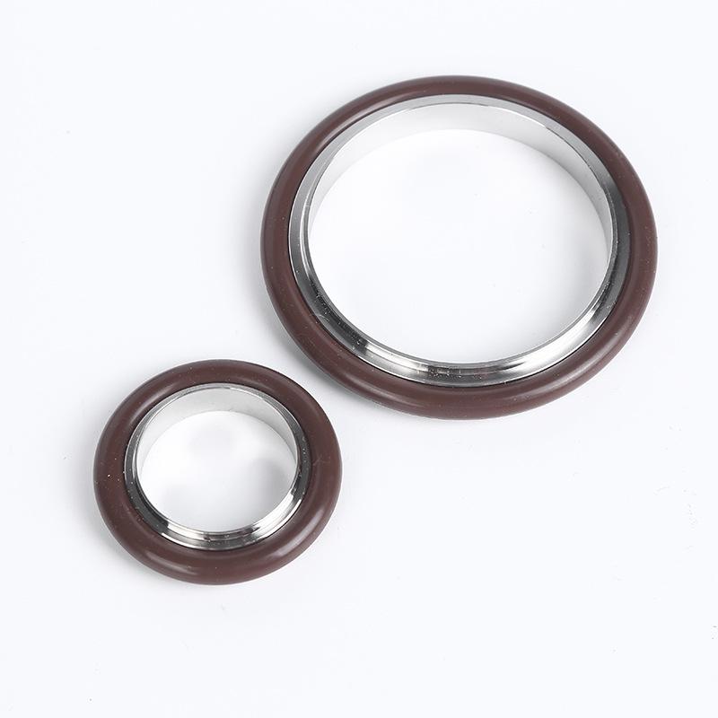KF-Vakuumflansch-O-Ring-Stütze mit Vakuumspannfutter aus 304 Edelstahl (KF16/25/40/50).