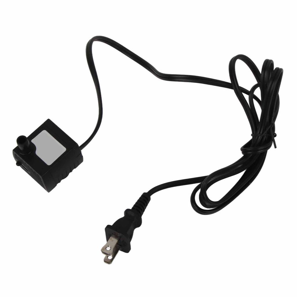 Pompe de Fontaine à Eau pour Animaux de Compagnie IPX8 Étanche Réglable Silencieuse Mini Pompe à Eau Submersible pour Chats