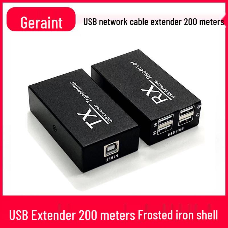 

Удлинитель USB на RJ45 200 м: Клавиатура, Мышь, Камера, Принтер, Расширитель для мониторинга UK Standard Power Supply