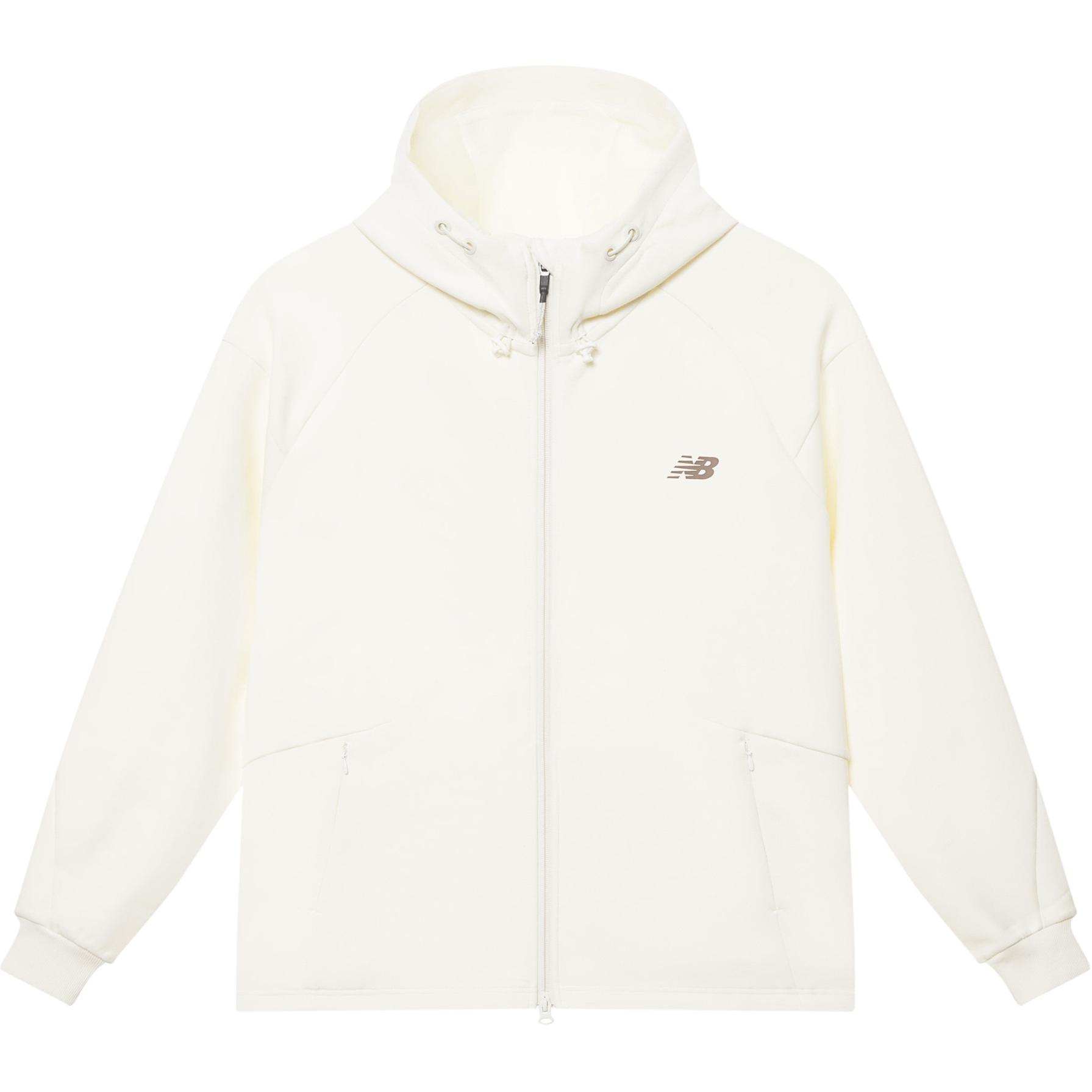 New Balance FW24 Jacket Sweatshirt Coat Unisex Ivory White MDE33251-IV XXL
