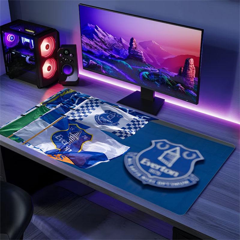 Everton Mouse Pad, Large Gaming Desk Mat, Non-slip XXL Mousepad for Laptop & Tablet, Mini PC Playmat with Stitched Edges