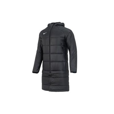 Manteau Long à Capuche en Coton Décontracté Sportif Couleur Unie Homme Manteaux Noir DJ6307-010
