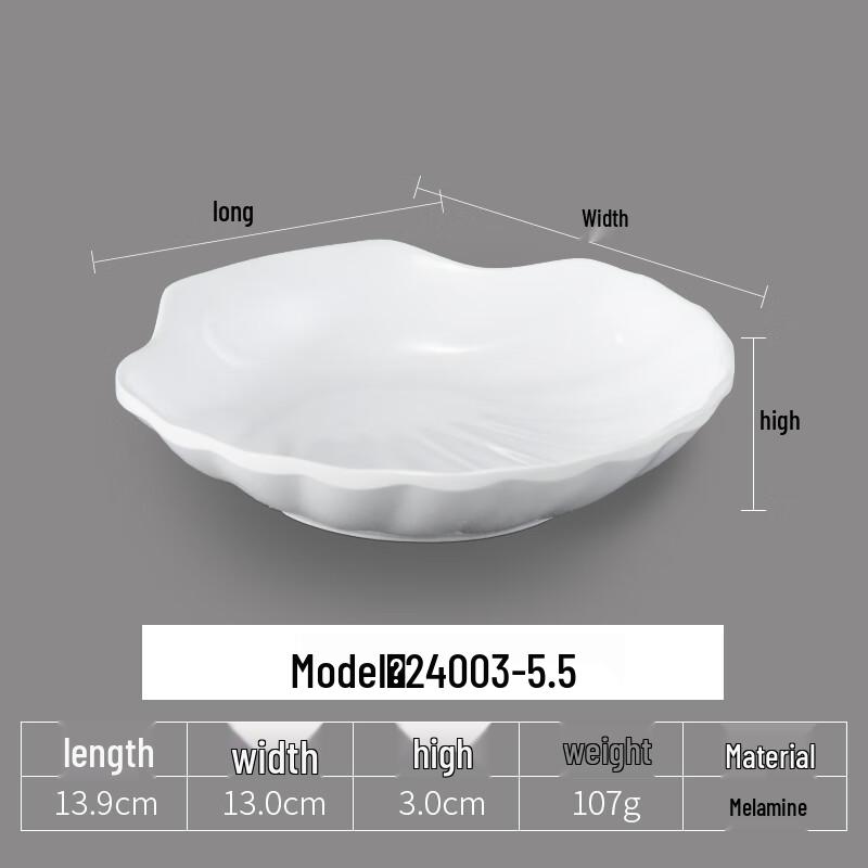 Wohe Melamine Round Dipping Sauce Dish, 5.5-inch (Pack of 10)