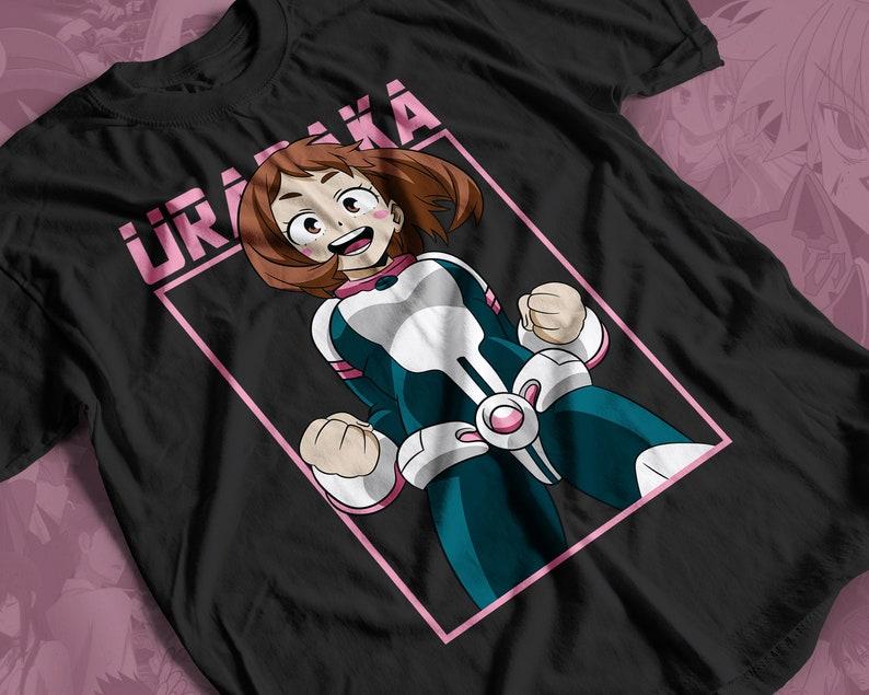 Uraraka Anime T-shirt Unisex, Anime Manga