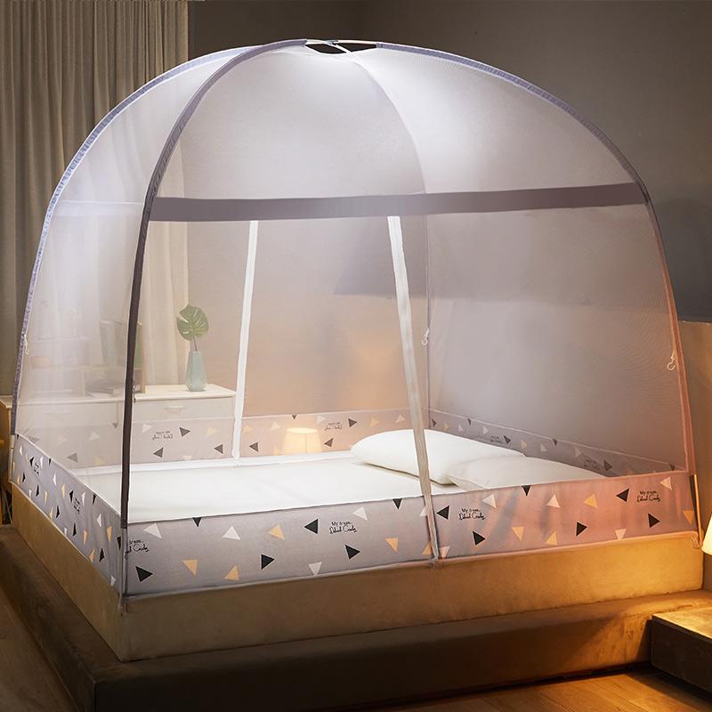 2026 Portable Mongolian Yurt Mosquito Net: No-Install, Foldable, Washable, Anti-Fall Design for Kids' Bedrooms