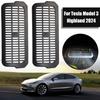 2pcs Dust Cover Seat Air Outlet UnderSeat Air Vent Protective Cover For Tesla 2024 Highland Interior Retrofit Accessor