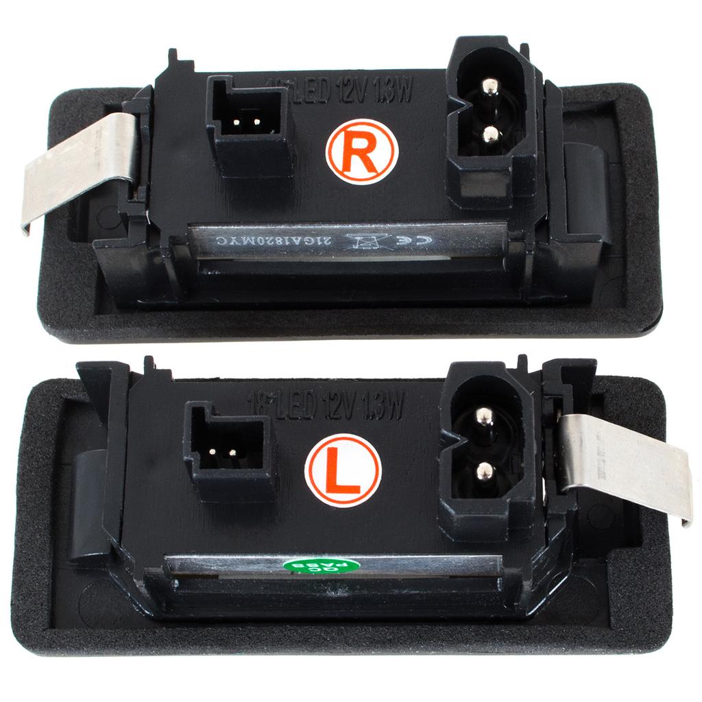 BMW E39 E60 E61 E82 E88 E90 E91 E92 E93 X5 E70 X6 E71 E72 LED license plate lights 2 pcs. set