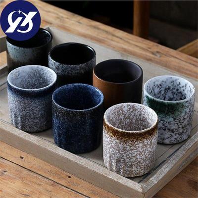 Unterglasierte Keramik-Kaffeetasse, Porzellan, Teetasse, Sake-Tasse, Trinkutensilien, Büro-Trinkgeschirr, 100 ml