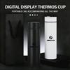 GFOU9 Car Temperature Display Thermos Cup Stainless Thermos Bottle For BMW X1 X2 X3 X4 X5 X6 F49 F39 F25 G01 F16 G06 G07 F25 F30