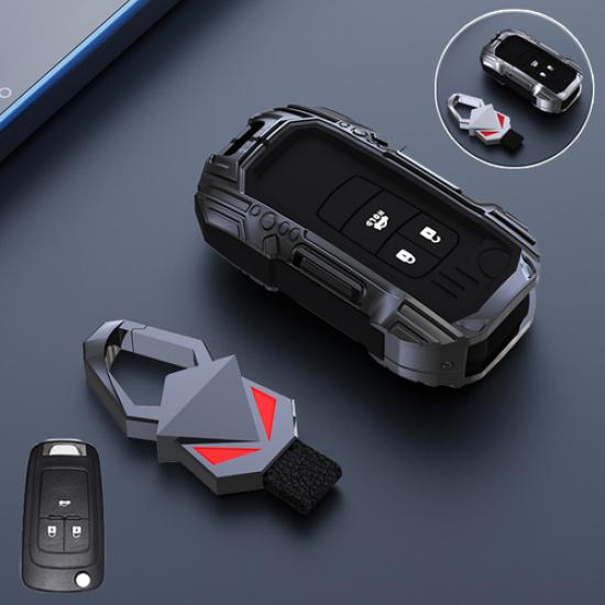 Zinc Alloy Silicone Car Key Fob Case Cover For Buick For Chevy Malibu Camaro GMC