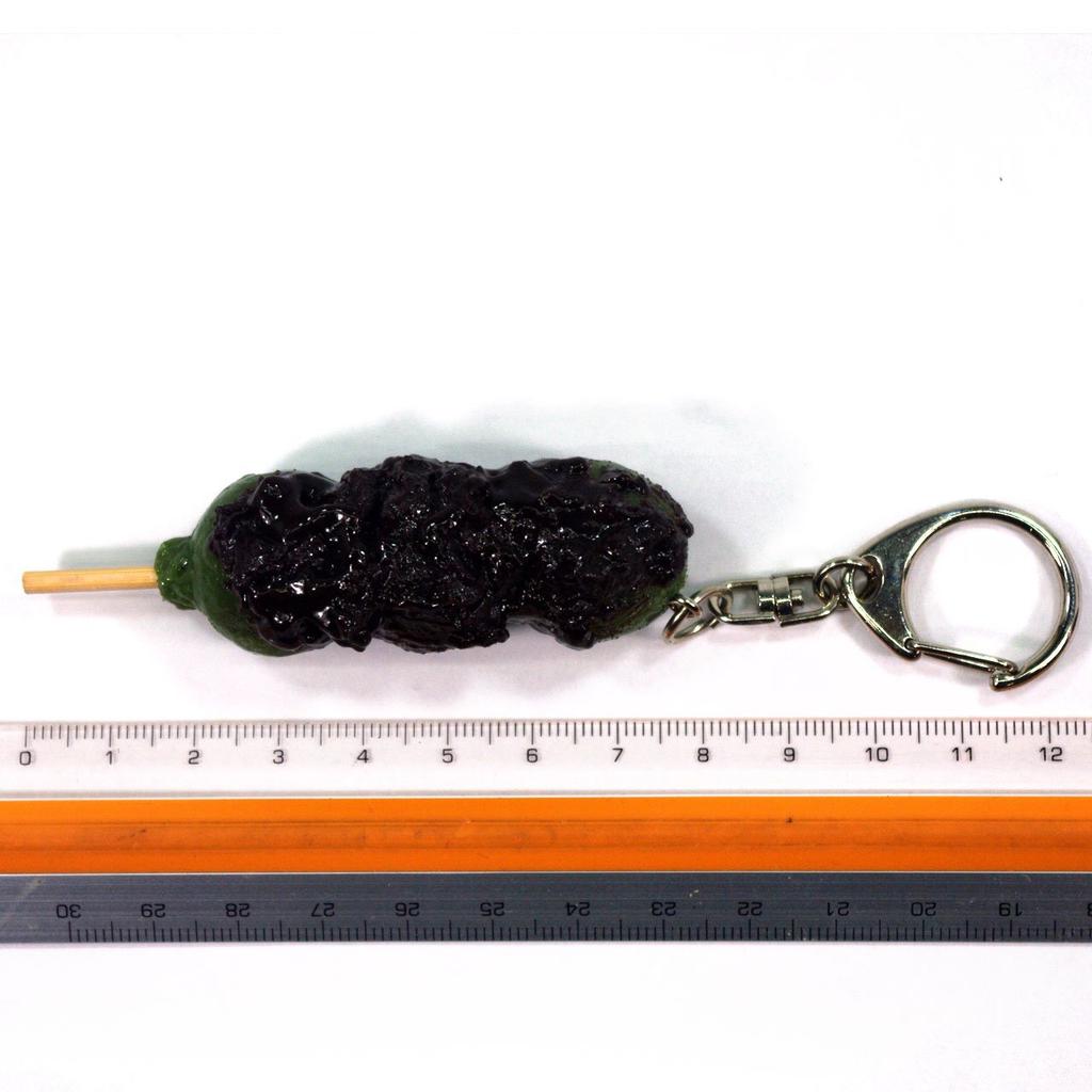 Food sample bean that looks like it could be eaten 157OK keychain An-dango (red dumpling)