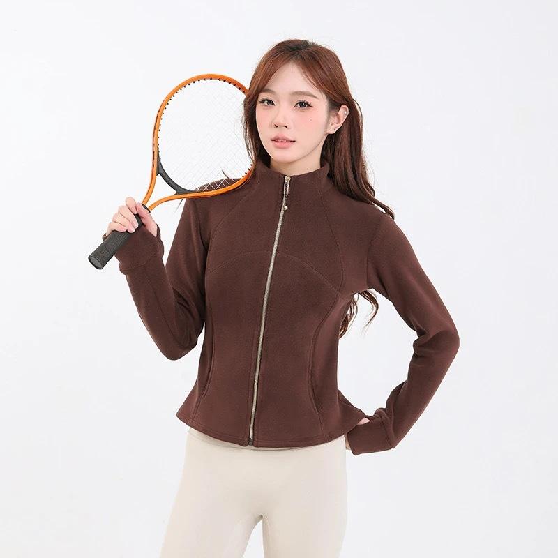 slim-fitting and thin Austrian fleece top women's inner fleece jacket windbreaker sweater jacket