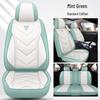 Napa Leather Full Coverage Front Car Seat Covers - All-Season and Universal Fit