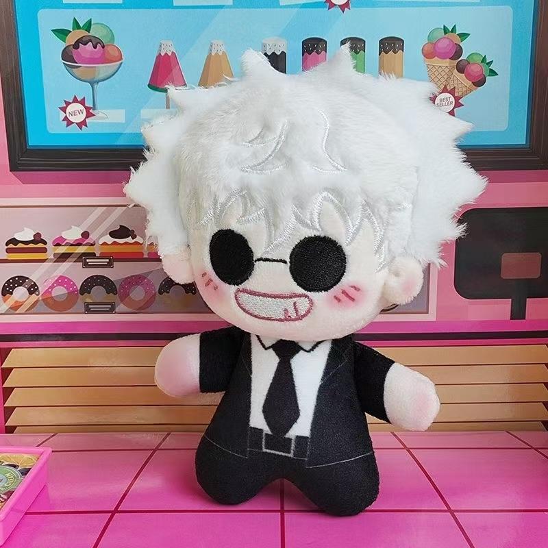 

10cm Anime Jujutsu Kaisen Gojo Satoru Geto Suguru Mini Cotton Doll Children Backpack Car Key Pendant Decoration Toy Gift