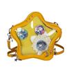 Transparente Stern-Ita-Tasche - Rucksack im koreanischen Stil mit großem Fassungsvermögen für Damen und Studenten