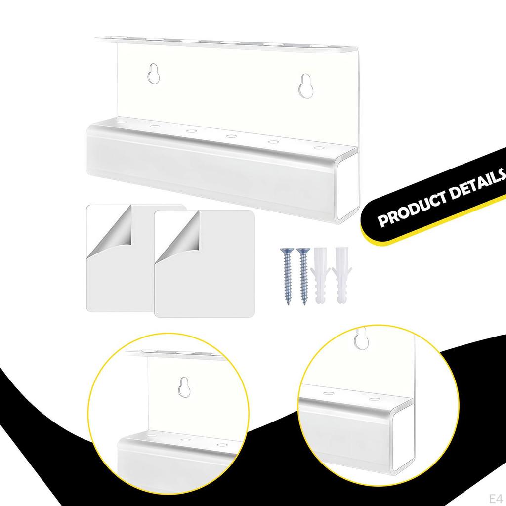 Darts Display Holder 6 Holes Acrylic Sturdy Organizer Training Stylish Practical Wall Rack