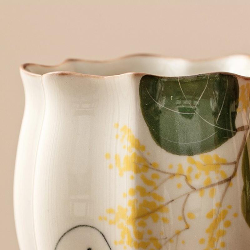 Hand-painted Rabbit Tea Cup Japanese Ceramic Teacups Porcelain Household Chinese Kung Fu Teaware Set Master Mugs Tea Ceremony