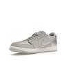 Air Jordan 1 Retro Low OG Metallic Silver Unisex Sneakers Grey Neutral-Grey White CZ0790-002