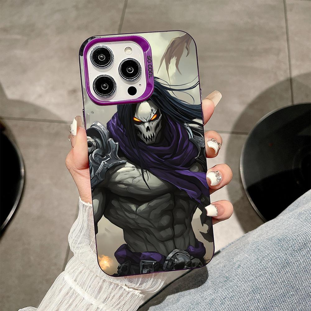 Game Darksiders Mobile Phone Case for iPhone 17 16 15 14 13 12 11 X XR XS 8 7 Air Pro Max Plus Purple Translucent Colorful Cover