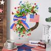 2025 American Independence Day Wreath Door Wreath American Door Basket Decoration July 4Th Wreath Independence Day Decoration