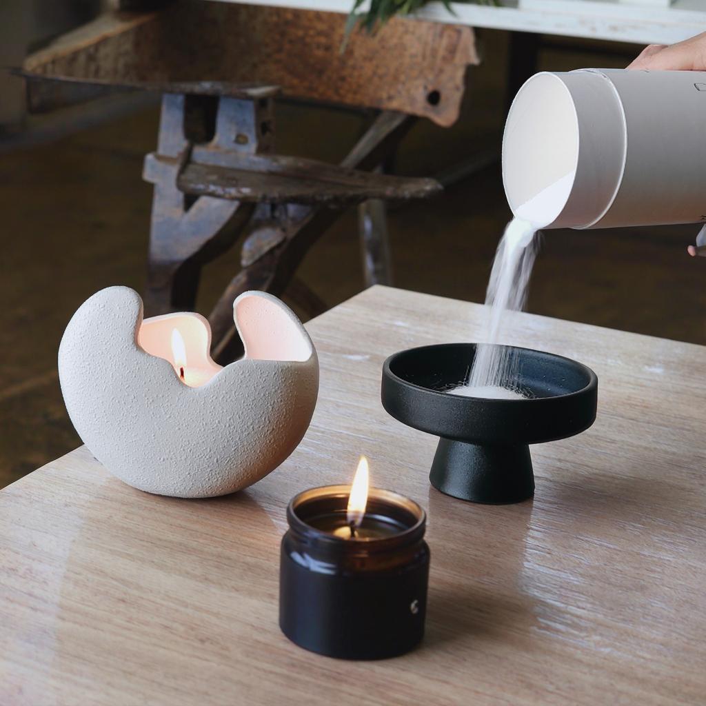 Factory Sells Pearled Candle Sand Wax with Customized Logo Package Plant Based Sand Wax Candles