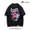 Harajuku Style Women's Red Five-Sleeve Cotton T-Shirt - Versatile Petite Sweet Top