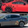 Creative Car Honeycomb Hexagon Decals Waterproof Polygonal Stickers Auto Body Side DIY Styling Auto Accessories Universal