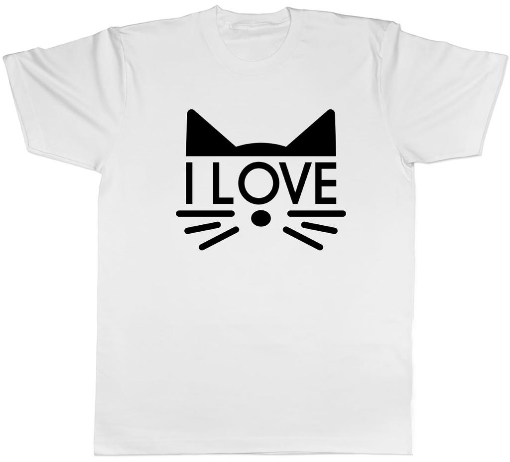 I Love Cat Unisexs Unisex TShirt Tee