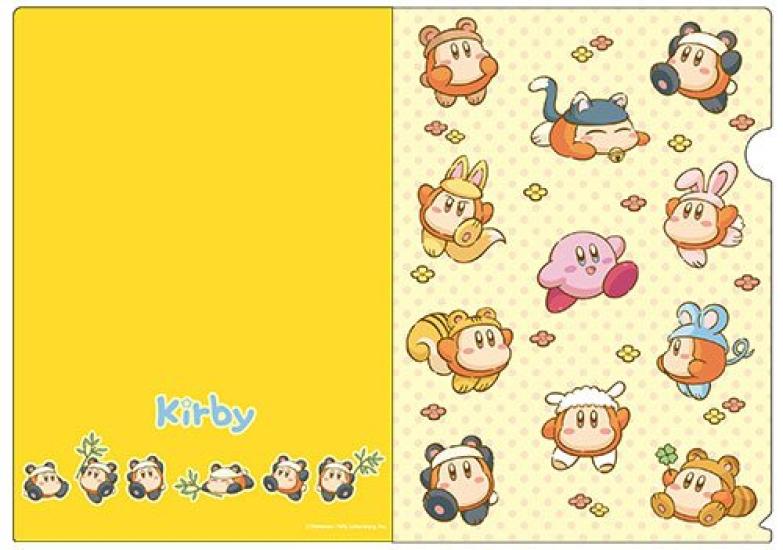 

Dream Land Clear File Кирби Animal Уоддл Ди Кирби и