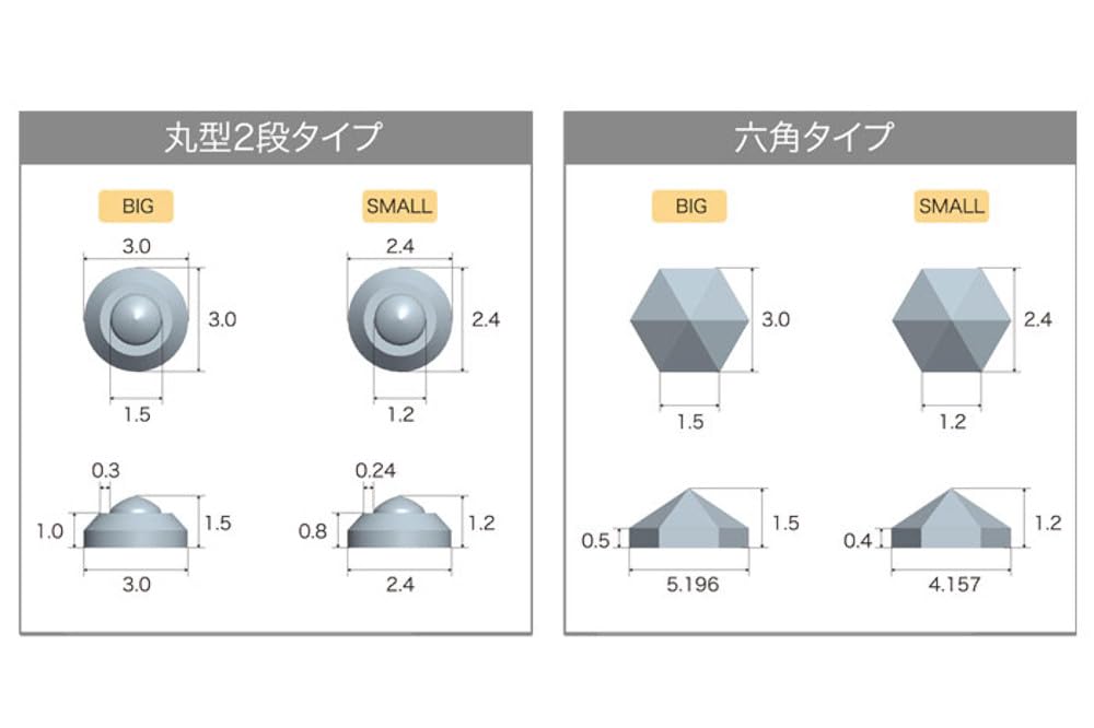 Kotobukiya Modeling Support Goods Plastic Unit Rivet III Plastic Model Parts P143R M.S.G Non-Scale