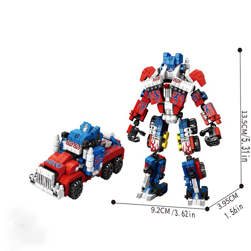 Ungiftiges mechanisches 1033-teiliges Zwei-in-Eins-Bauset, schwieriges Spielzeug für Erwachsene, Heimdekoration 14+