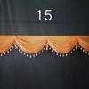1M Detachable Curtain Ice Silk Swag for Wedding Party Stage Background Veil Home Curtain Decoration Cloth Wave Curtain Tassel
