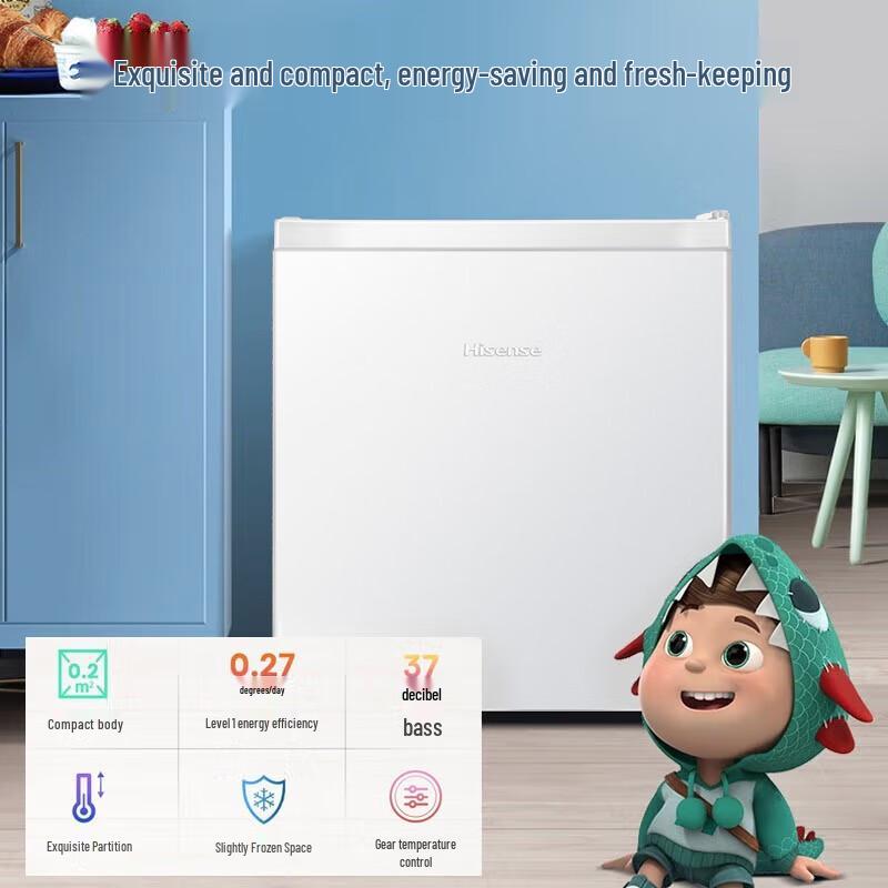 HISENSE Compact Single Door Mini Refrigerator
