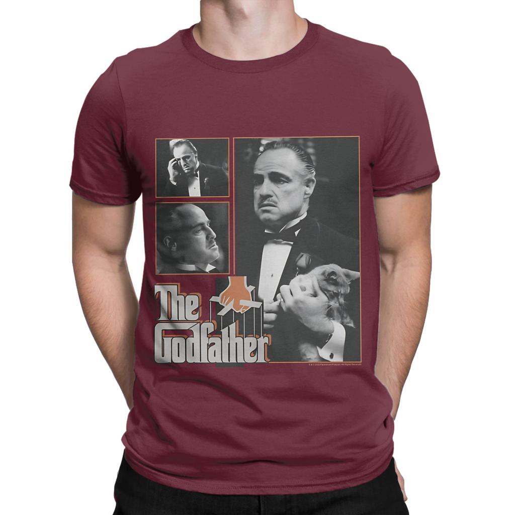 The Godfather Vito Corleone Stray Poster Novelty 100 Cotton TShirt The Godfather Tops Tees For Unisex