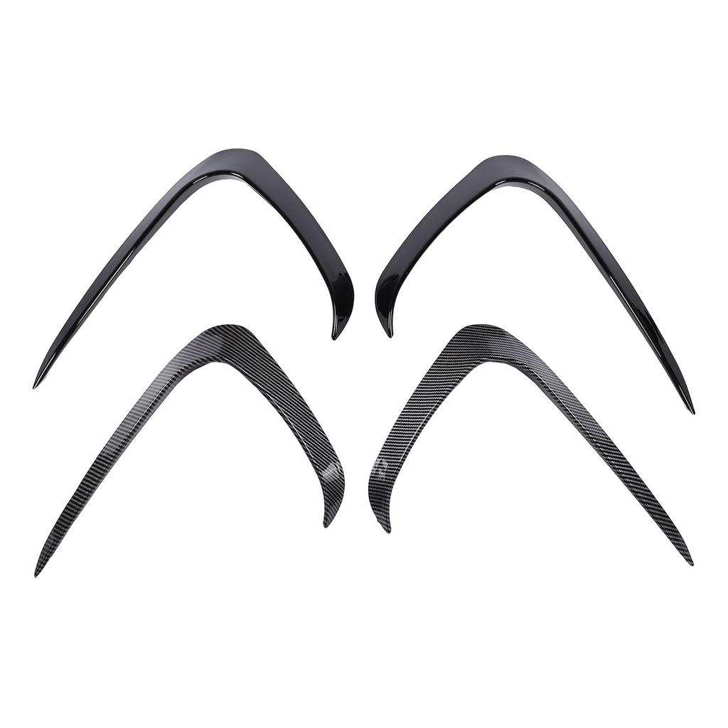 1 Pair Front Air Vent Splitter Enhanced Aerodynamics Sporty Look Increased Downforce Bumper Splitter