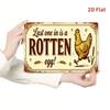 Retro Metal Wall Art Vintage Tin Sign Home Decor Living Room 20x30cm