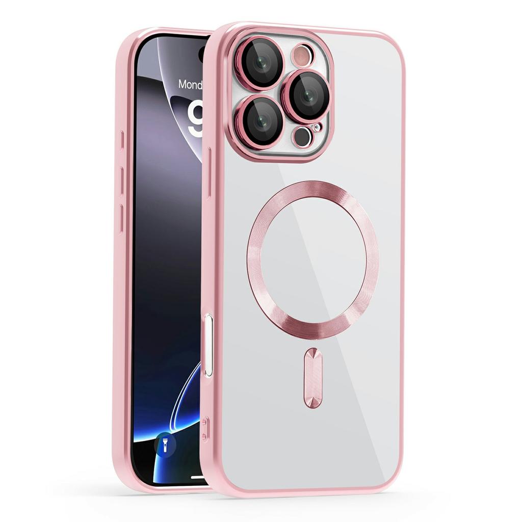 For iPhone 16 Pro Max Case Compatible with MagSafe TPU+PC Clear Back Cover