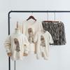 Autumn Family Portrait Bear Doll Pullover: Loose Baby & Parent Sweatshirt