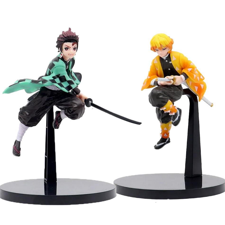 אנימה Demon Slayer Kimetsu no Yaiba דמות קמאדו טנג'ירו דמות פעולה אגטסומה זניטסו נזוקו לוחם דגם PVC צעצועים