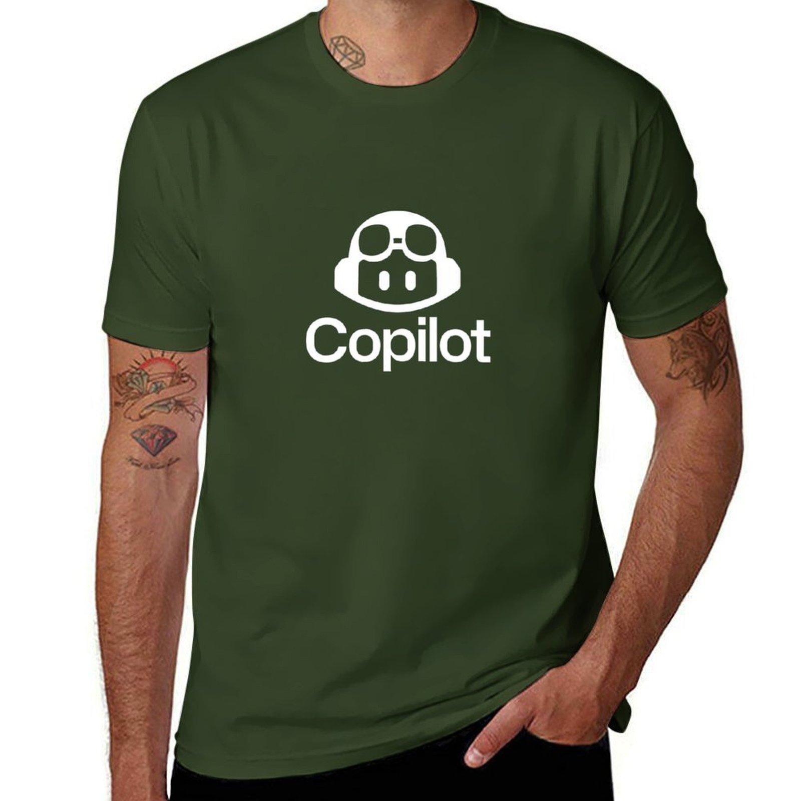 GUOYAN TOP GitHub Copilot - Je AI pair programmeur T-shirt zomer top op maat heren t-shirt grafisch XL