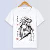 Unisex Baumwolle Gewaschen Sommer Kurzarm T-Shirt, Anime Call of the Night Cartoon Nazuna Nanakusa Druck Damen und Herren T-Shirt