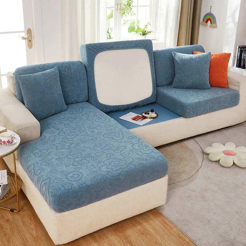 Husă de pernă pentru scaun Jacquard pentru canapea Sufragerie Colț Protector pentru mobilier Elastic Lavabil Husă all-inclusive
