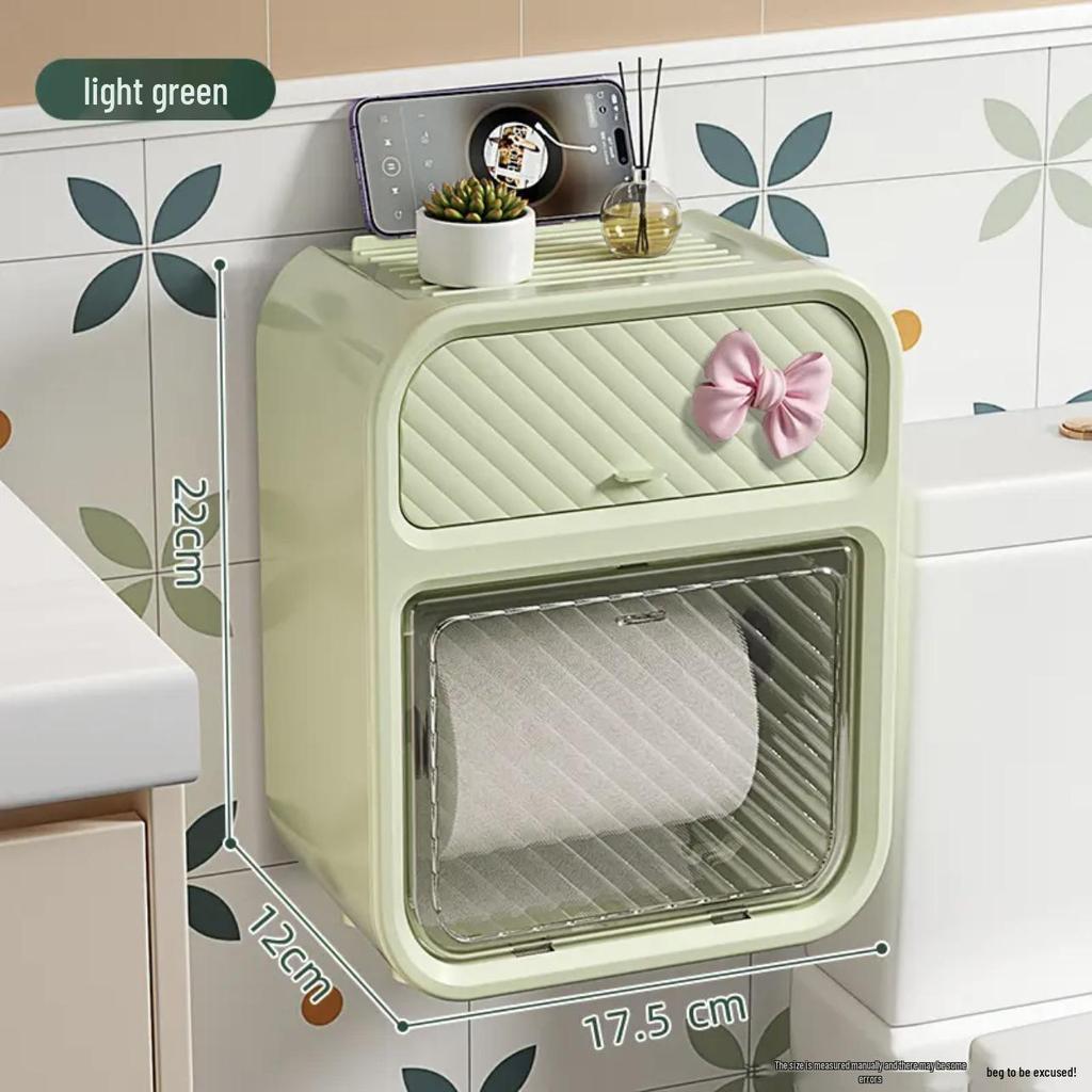 Lux Badezimmer Wandmontage Doppelschicht Toilettenpapierspender