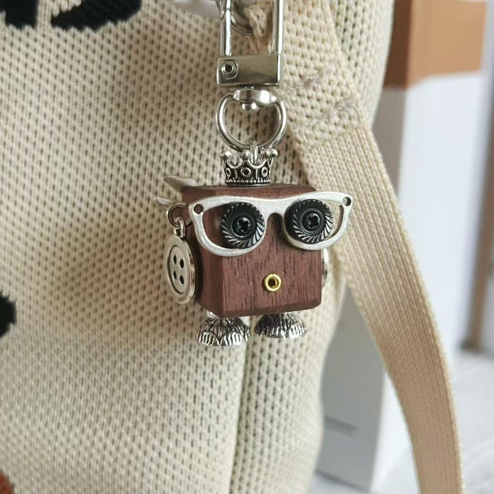 Handmade DIY Punk Bag Pendant Robot Mobile Phone Chain Keychain Tide Play Pendant Pendant Night