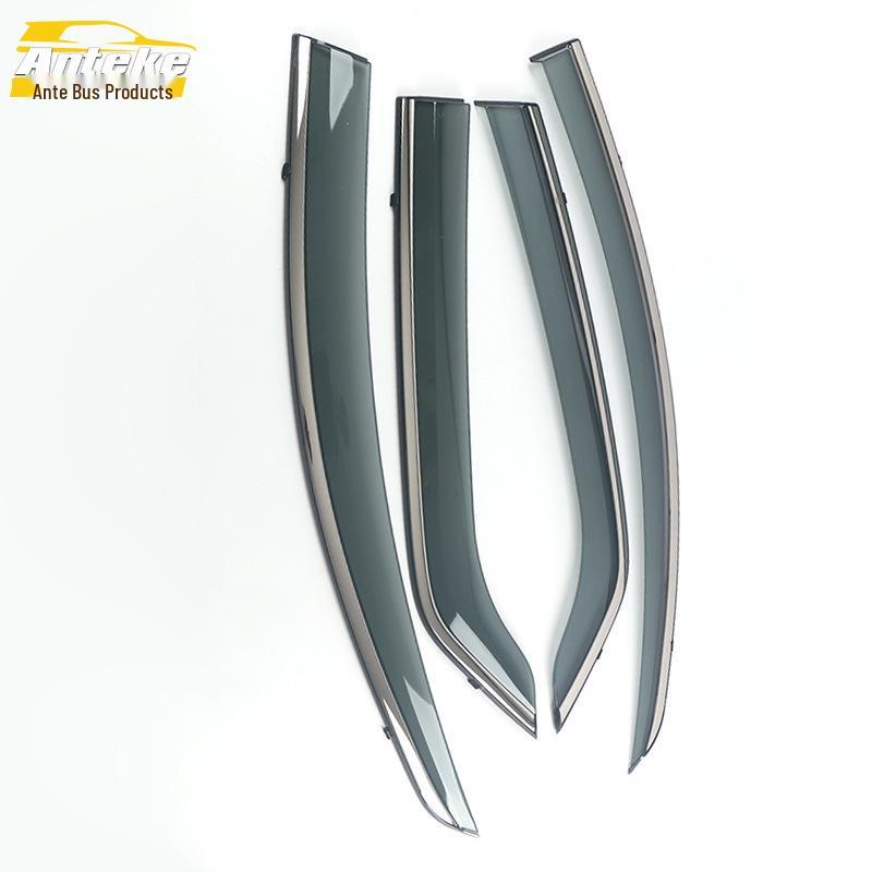 3D Stainless Steel Rain Guards & Deflectors for Ecosport 2013-2018 - Decorative Stickers & Accessories.