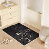 Movie M The Twilight Saga Floor Mat Eco  Flannel Doormat Non Slip Odorless Indoor Floor Rug Soft Short Plush Home Mat